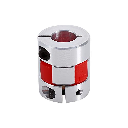 8 Mm X 12 Mm Flexible Plum-Kupplung, Encoder, CNC-Schrittmotor, Aluminium-Kupplung mit Stoßdämpfung und Elektrischer Isolierung für Servomotor, Encoder, Maschine von Fafeicy