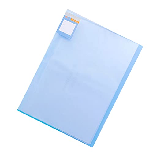 A3-Kunst-Portfolio-Ordner mit 20 Seiten, Strassstein-Gemälde-Aufbewahrungsbuch, 40 Transparenten Taschen, Kunst-Präsentationsordner, wasser- und Staubabweisend für Berichte, (blue) von Fafeicy