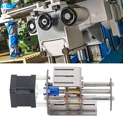 CNC-Z-Achsen-Schiebetisch, CNC-Z-Achsen-Schiebetisch, 100 Mm Hub, Genaue Steuerung, Einfach zu Installieren, Schrittmotor, Geeignet für Fräsmaschinen von Fafeicy