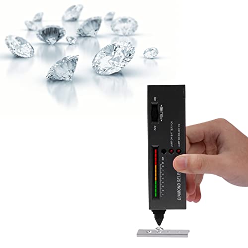 Fafeicy Diamond Tester Pen Hohe Genauigkeit, Moissanite Pen Jeweller Testing Tool mit 30-facher LED-Vergrößerung für Schmuck von Fafeicy