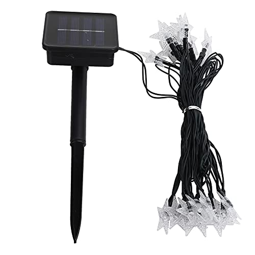 Fafeicy Solar Star LED -Schnur Lichter 8 Modi für Gartenparty Warmes Weiß von Fafeicy