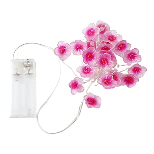 Kirschblüten-Lichterketten Wasserdichte LED-Blumen-Schnur-Lichter-Dekor-Licht für Hochzeitsfest-Valentinsgruß (1M) von Fafeicy