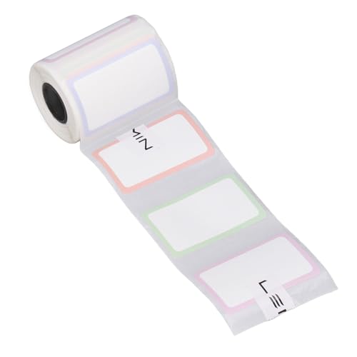 Selbstkleberpreisetikett, 150 Blätter Roll Selbstklebstoffpreisetikett für Wärmedrucker, Innen- und Außengebrauch, Einfache Schale, Adressetiketten, Etikett (40 x 25 mm / 1,57 von Fafeicy