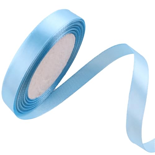 10 Brötchen 2 5 Cm Geschenkband Polyester Ribbon Dekoratives Band Doppelseitiges Band Für Handwerksumschläge Party Dekoration von Fahoujs