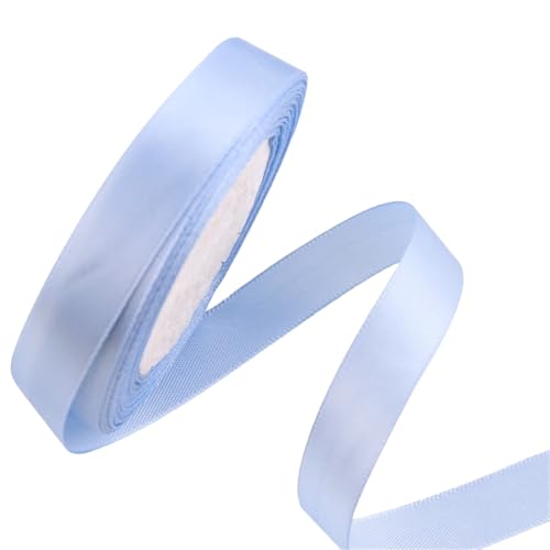 10 Brötchen 2 5 Cm Geschenkband Polyester Ribbon Dekoratives Band Doppelseitiges Band Für Handwerksumschläge Party Dekoration von Fahoujs