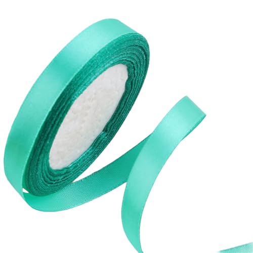 10 Brötchen 2 5 Cm Geschenkband Polyester Ribbon Dekoratives Band Doppelseitiges Band Für Handwerksumschläge Party Dekoration von Fahoujs