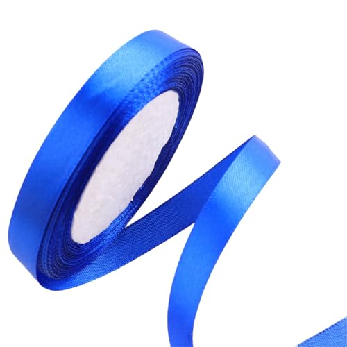 10 Brötchen 2 5 Cm Geschenkband Polyester Ribbon Dekoratives Band Doppelseitiges Band Für Handwerksumschläge Party Dekoration von Fahoujs