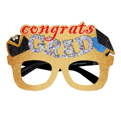 2024 Partybrille, Klasse 2024, Party-Brille, Foto-Requisiten, Abschlussfeier, Party-Dekorationen für Frauen und Männer, Abschlussbrille von Fahoujs