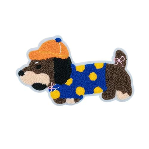 Cartoon Hund Patches Kreative Kleidung Dekoration Hund Applikationen Handgemachte Kits Handwerk Shirt Stickerei Patches Machen Versorgung von Fahoujs