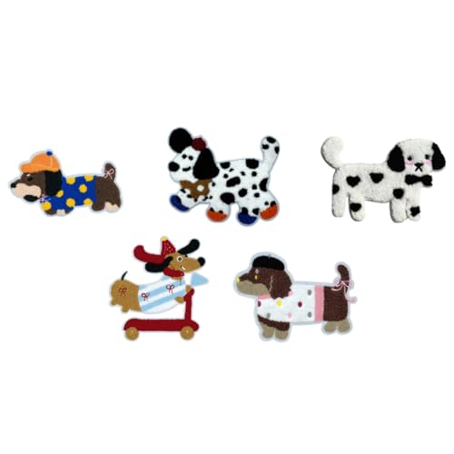 Cartoon Hund Patches Kreative Kleidung Dekoration Hund Applikationen Handgemachte Kits Handwerk Shirt Stickerei Patches Machen Versorgung von Fahoujs