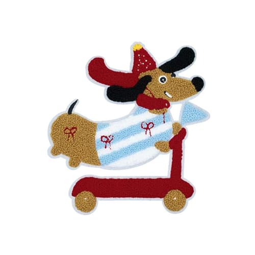 Cartoon Hund Patches Kreative Kleidung Dekoration Hund Applikationen Handgemachte Kits Handwerk Shirt Stickerei Patches Machen Versorgung von Fahoujs