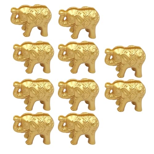 Fahoujs Eleganter goldener Tischkartenhalter, zarter goldener Elefant, Tischkartenhalter für Namenskarten und Veranstaltungsinformationen von Fahoujs