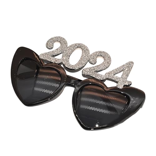 Fahoujs Neujahrskostüm-Zubehör, 3D-Partybrille, perfekt für Karneval, Abschlussfeier, Party, Sonnenbrille, Fotostudio-Dekorationen, Neuheit, Sonnenbrille, Brillen, Partyzubehör, festliche Brillen von Fahoujs