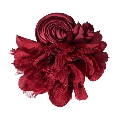 Handweite Spitzenblume Applikationen Seidenblume Für Ethnische Kleid Corsage Materialien 3D Blumenflecken Nähen Kleidungsstück Applikation von Fahoujs