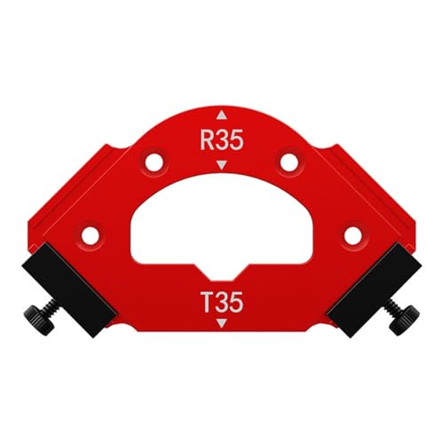 Holzbearbeitungs Rundeckenradius Schablonen Werkzeug Für Schrank Kleiderschrank Ecken Schalter Löcher R20/R30/R35 von Fahoujs