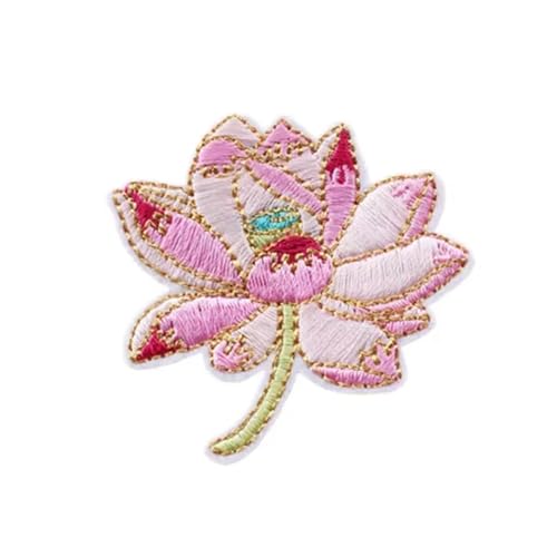 Reparaturflächen Auf/Bügeleisen Auf Flecken Blumen Bestickte Pflaster Applique Patches Für Rucksäcke Dekorationen von Fahoujs