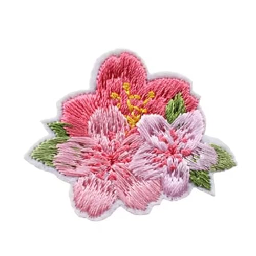 Reparaturflächen Auf/Bügeleisen Auf Flecken Blumen Bestickte Pflaster Applique Patches Für Rucksäcke Dekorationen von Fahoujs