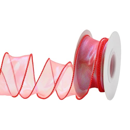 Sheer Organza Ribbon 40 Mmx9meter Dekoratives Band Für Bastelpackungsträuße Bögen Kranz Making Hochzeitsdekoartion Sheer Organza Ribbon 40 Mmx9meter Dekoratives Band Für Bastelpackungsträuße Bögen Kranz Making Hochzeitsdekoartion von Fahoujs