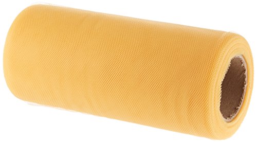 Falk Tüll, feinmaschig, 15,2 cm breit, 22,7 m, Goldfarben von Falk Fabrics LLC