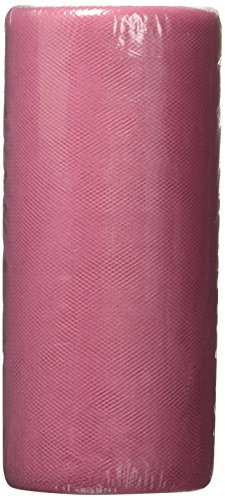 Falk Tüll feine Mesh 15,2 cm Breite 25yd Spool-Dark Rose von Falk Fabrics LLC