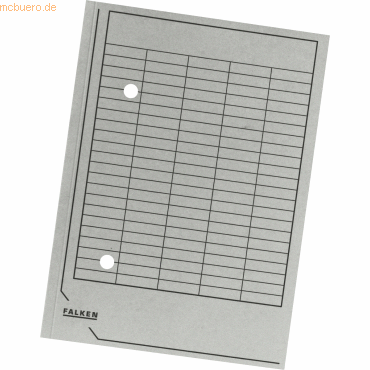 Falken Umlaufmappe A4 Karton 250g/qm grau von Falken