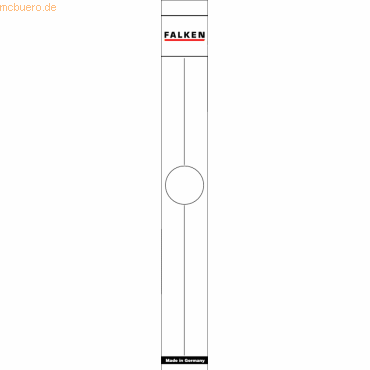 Falken Rückenschilder selbstklebend 36x290mm für Hängeordner VE=10 Stü von Falken