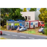 Bürocontainer Polizei und DRK von Faller