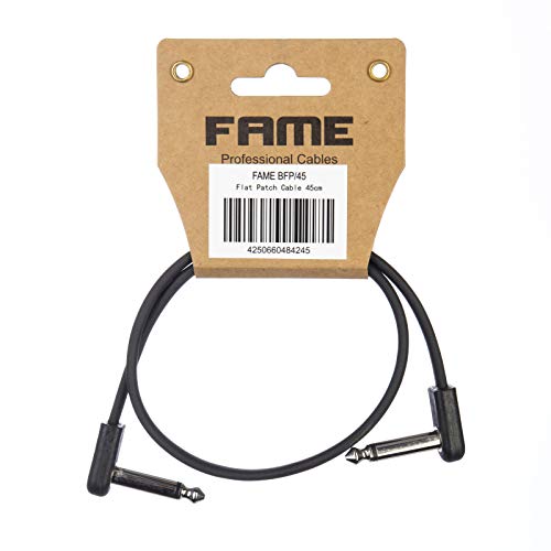 Fame Flat Patch Cable Black 45 cm von Fame