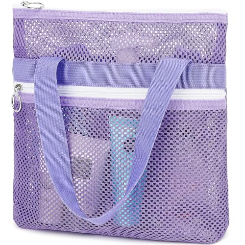 Fammart Dusch-Caddy aus Netzstoff, tragbar mit Reißverschluss und 2 Taschen, schnell trocknend, Dusch-Caddy zum Aufhängen für Reisen, Fitnessstudio, Camping, Strand, Organizer-Tasche Fammart Dusch-Caddy aus Netzstoff, tragbar mit Reißverschluss und 2 Taschen, schnell trocknend, Dusch-Caddy zum Aufhängen für Reisen, Fitnessstudio, Camping, Strand, Organizer-Tasche von Fammart