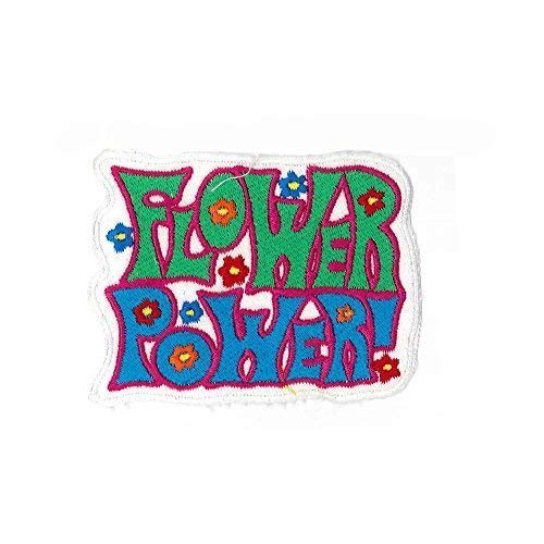 Aufnäher Patches Flower Power Gr. ca. 8,5 x 7 cm 00308 von Fan-O-Menal