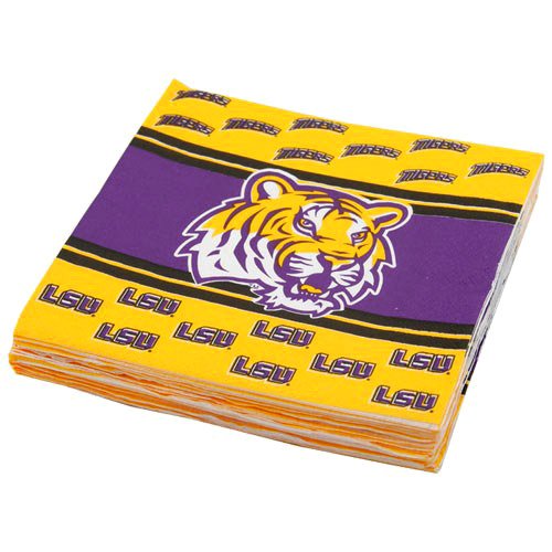 LSU Tigers Servietten, 16 Stück von Fanatics