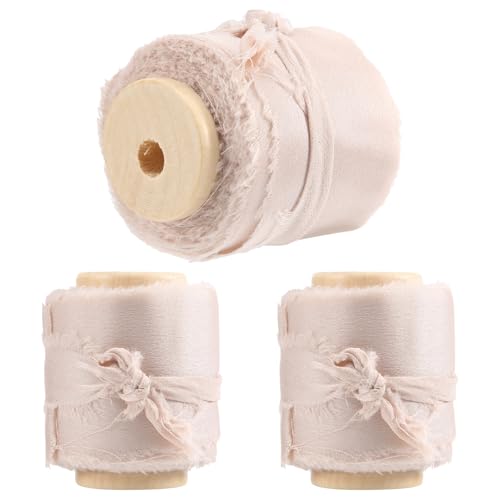 Fangxuee 4cm X 4.5M Satinband Breit Schleifenband Geschenkband Hochzeit Stoffband Seidenband Handgefertigtes Band für Hochzeitseinladungen,Brautsträuße,Geschenkverpackungen von Fangxuee