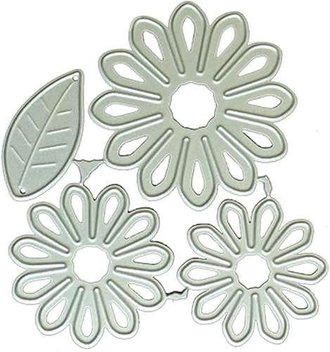 Blume für Kartenherstellung, für Bastelarbeiten, Scrapbooking, Fotoalbum, dekorative Prägepapier-Stanzformen für Kartenherstellung, Vorlage von Fansoftiks