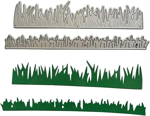 Gras-Stanzformen, Metall-Stanzformen für Bastelarbeiten, Scrapbooking, Fotoalbum, dekorative Prägepapier-Stanzformen für Kartenherstellung, Vorlage von Fansoftiks