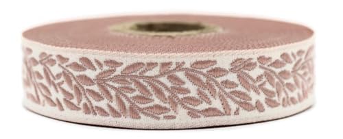 10 Meter 20 mm Rosa und Beige Jacquard-Band gewebt mit Blattmotiv Rollen Borte Stoffband bestickt Handwerk Kleidung Kurzwaren Hobby Kreativ Dekoration Mittelalter 20270-V6 10 Meter 20 mm Rosa und Beige Jacquard-Band gewebt mit Blattmotiv Rollen Borte Stoffband bestickt Handwerk Kleidung Kurzwaren Hobby Kreativ Dekoration Mittelalter 20270-V6 von Fantastic Kurdele