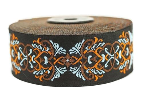 10 Meter 35 mm Orange und Dunkelblau Jacquardband gewebt mit skandinavischem Muster Rollen Borte Stoffband bestickt Handwerk Kleidung Kurzwaren Hobby Kreativ Dekoration Mittelalter 35976-V3 10 Meter 35 mm Orange und Dunkelblau Jacquardband gewebt mit skandinavischem Muster Rollen Borte Stoffband bestickt Handwerk Kleidung Kurzwaren Hobby Kreativ Dekoration Mittelalter 35976-V3 von Fantastic Kurdele