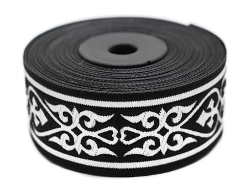 10 Meter breit, 22 mm breit, keltisches Herz, Jacquard-Band, gewebt, für Heimdekoration, Kostümdesign, römische Farbtöne, 35068 von Fantastic Kurdele