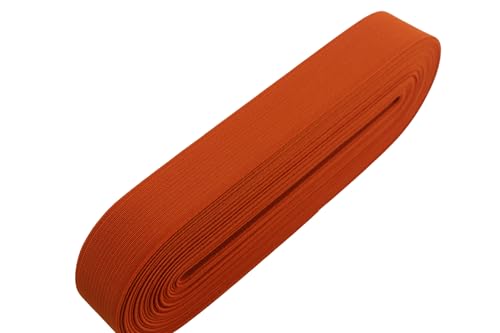 Elastisches Band zum Nähen, 9,1 m, 3,5 cm breit, Orange, schwere Dehnung, hohe Elastizität, gestrickt, einfarbig, elastisches Band für Gurtbund, TEK30 von Fantastic Kurdele