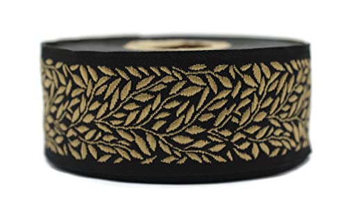 Fantastic Kurdele 35270 Spule, 3,5 cm breit, bronzefarbenes Blatt-Rankenband, Jacquard-Besatz, Polyester, Hochzeit, Mehrfarbig, Blätter Fantastic Kurdele 35270 Spule, 3,5 cm breit, bronzefarbenes Blatt-Rankenband, Jacquard-Besatz, Polyester, Hochzeit, Mehrfarbig, Blätter von Fantastic Kurdele