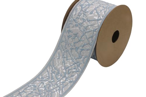 Gardinenband V5 195, 3,5 m Spule, 70 mm Breite, blaue Wurzeln, Jacquard-Band für Ihre Vorhänge, Gardinenband, Gardinenband von Fantastic Kurdele