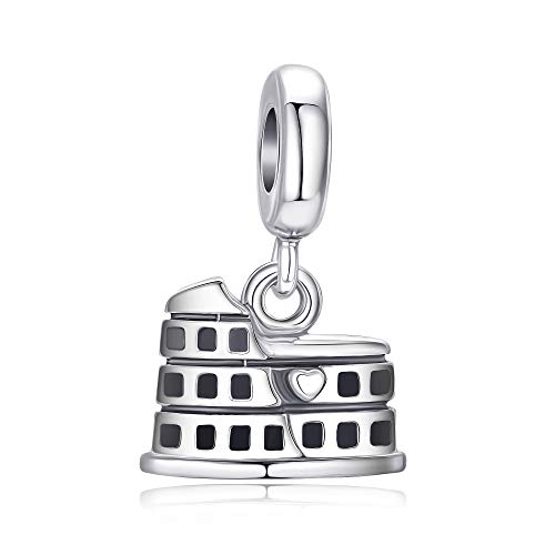 Charm/Schmuckanhänger, Kolosseum von Rom, 925 Sterlingsilber, für europäische Bettelarmbänder Charm/Schmuckanhänger, Kolosseum von Rom, 925 Sterlingsilber, für europäische Bettelarmbänder von Fantasticharm