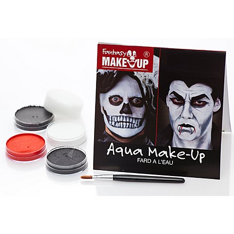 FANTASY Aqua-Schmink-Set "Skelett & Vampir" von Fantasy Make Up