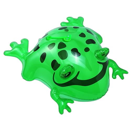 Fanysdsi Aufblasbarer Frosch, Froschspielzeug - Großer springender, leuchtender Schildkröten-Krötenballon | Lustige Cartoon-Partygeschenke für Kinder, Frosch-Partydekorationen, Tierornament für von Fanysdsi