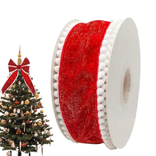 Fanysdsi Samt Schleifenband - 60mm x 9m Rot Samtband, Dekoband Samt, Geschenkband, Schmuckband, Weihnachten Seidenweiches Band, für Hochzeit, HeimDeko, Blumenstrauß und Einpacken Besonderer Geschenke von Fanysdsi