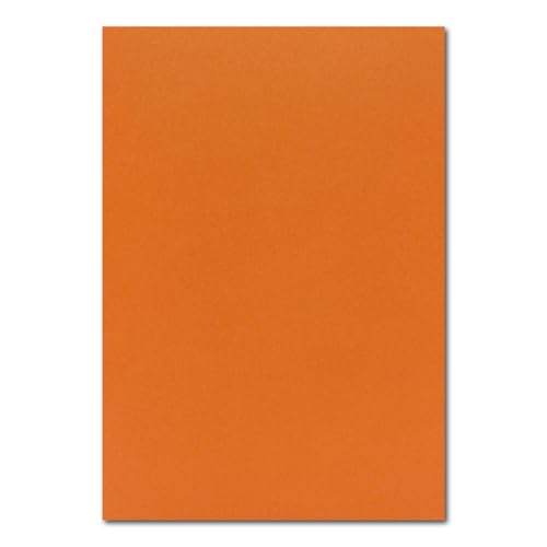 25 DIN A4 Papier-bögen Planobogen - Terracotta (Orange) - 225 g/m² - 21 x 29,7 cm - Ton-Papier Fotokarton Bastel-Papier Ton-Karton - FarbenFroh von FarbenFroh by GUSTAV NEUSER