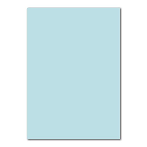250 DIN A4 Papierbogen Planobogen - Hellblau (Blau) - 160 g/m² - 21 x 29,7 cm - Bastelbogen Ton-Papier Fotokarton Bastel-Papier Ton-Karton - FarbenFroh von FarbenFroh by GUSTAV NEUSER
