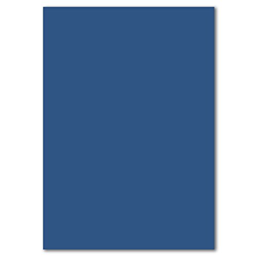 300 DIN A4 Papierbogen Planobogen - Nachtblau (Blau) - 160 g/m² - 21 x 29,7 cm - Bastelbogen Ton-Papier Fotokarton Bastel-Papier Ton-Karton - FarbenFroh von FarbenFroh by GUSTAV NEUSER