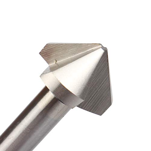 Farleshop 1 stück 4.5-50mm 3 Flöte 90 Grad HSS M2 6542 Senker Andachwerkzeug Bohrer für Edelstahl Aluminiumlegierung (Größe : 35mm) von Farleshop