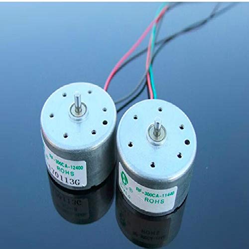 Farleshop 2pcs / Short Shaft 300 Elektro-RF-300CA Solarmotor 3-6V Silent-Niederdruck starten von Farleshop