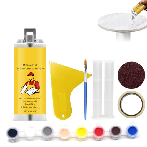 Fliesenkleber, Fliesenrissfüller, Fliesenpaste Fliesenspachtel, Fliesenpaste Porzellanreparatur,Fliesenkleber Fertig für Keramikfliesen, Porzellan, Wand von Farmty